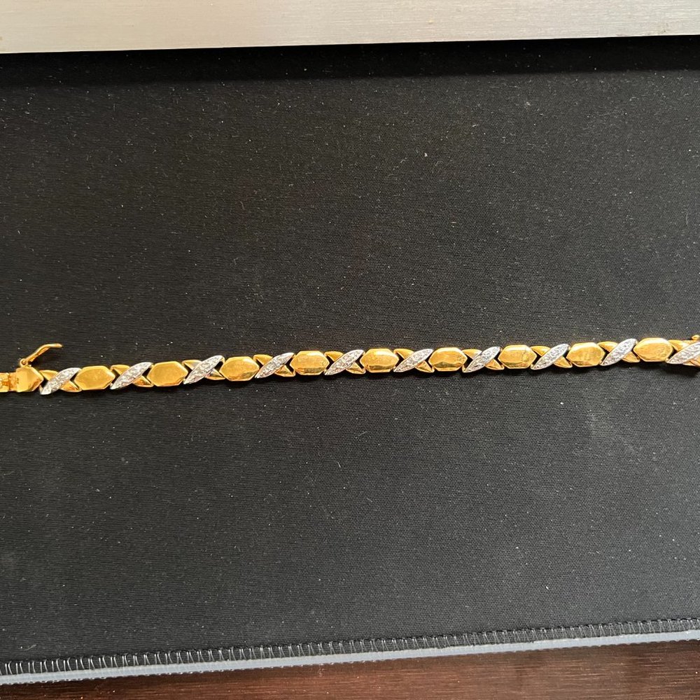 DBJ Dee Berkley X & O's Vermeil 925 Sterling